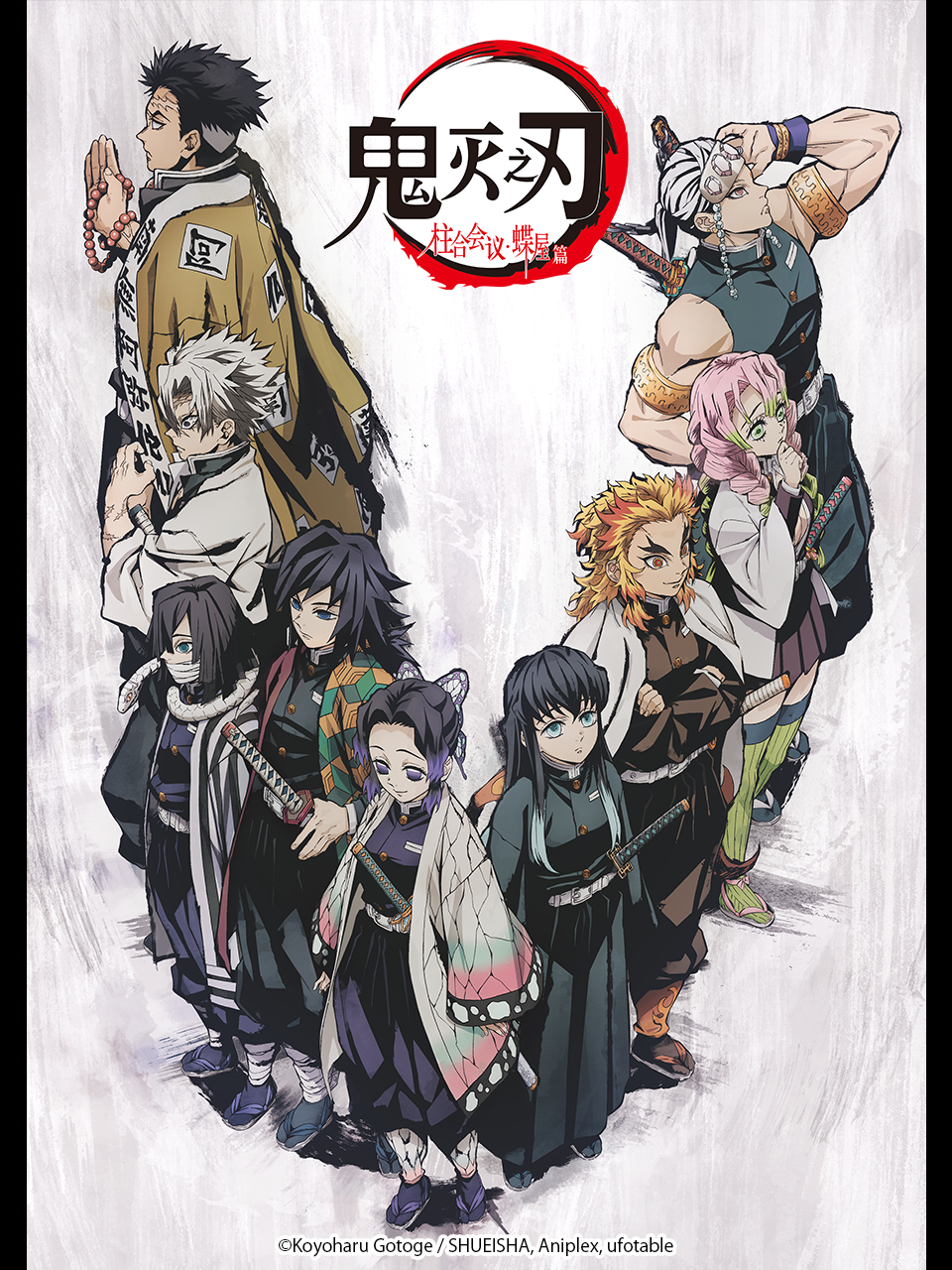 鬼灭之刃柱合会议蝶屋篇封面图