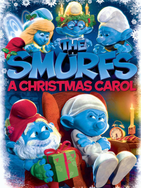 蓝精灵圣诞颂歌封面图