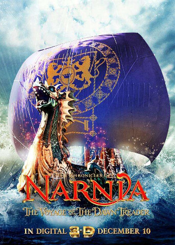 纳尼亚传奇3：黎明踏浪号封面图
