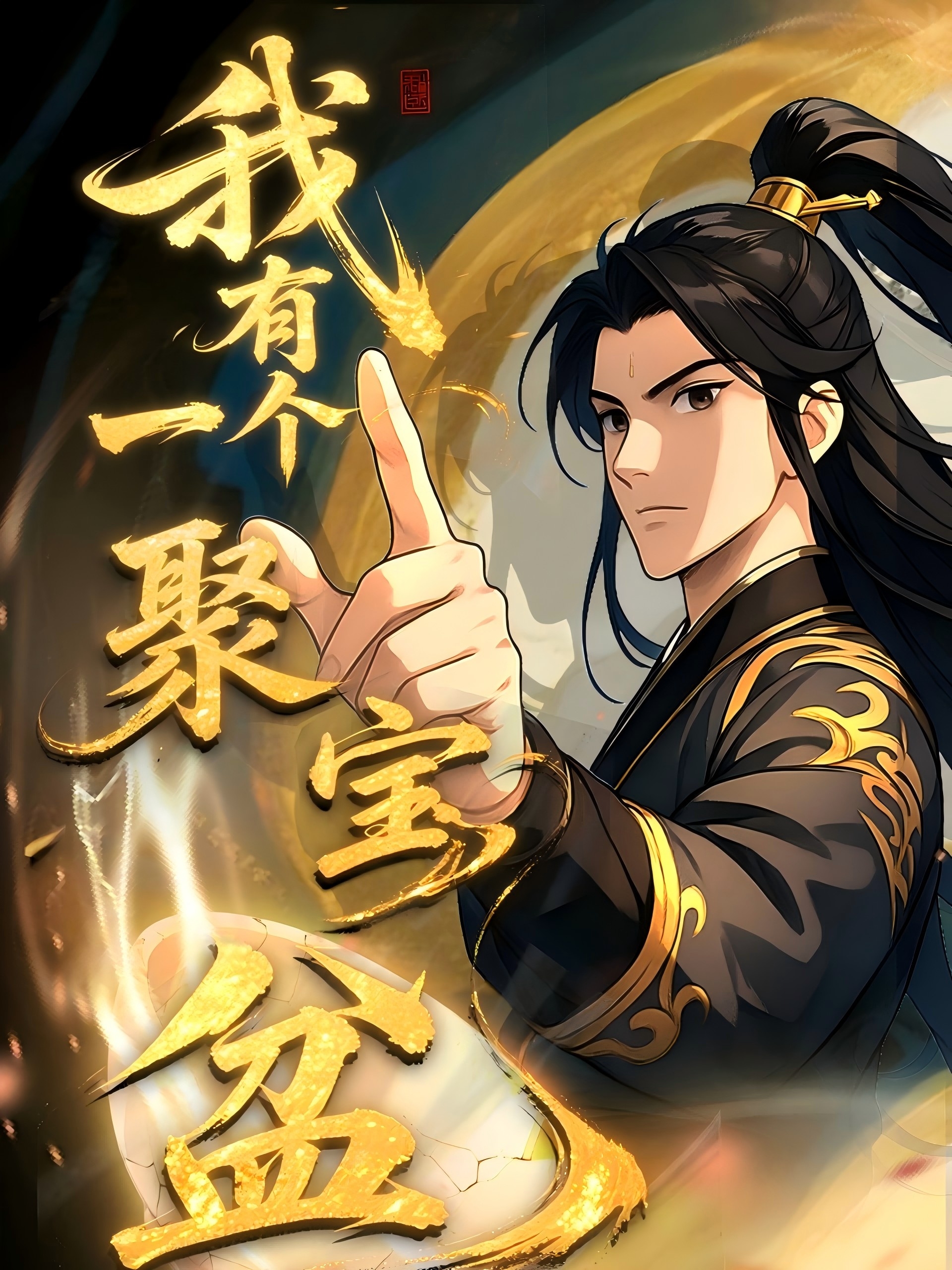 我有一个聚宝盆动态漫画封面图