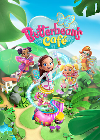 奶油豆豆咖啡馆 英文版封面图