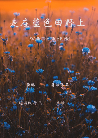 走在蓝色的田野上封面图