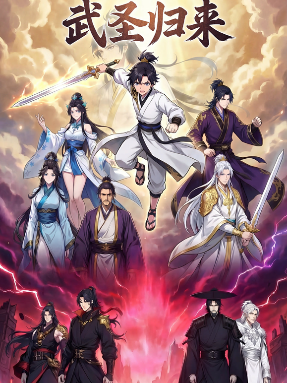 武圣归来动态漫画封面图