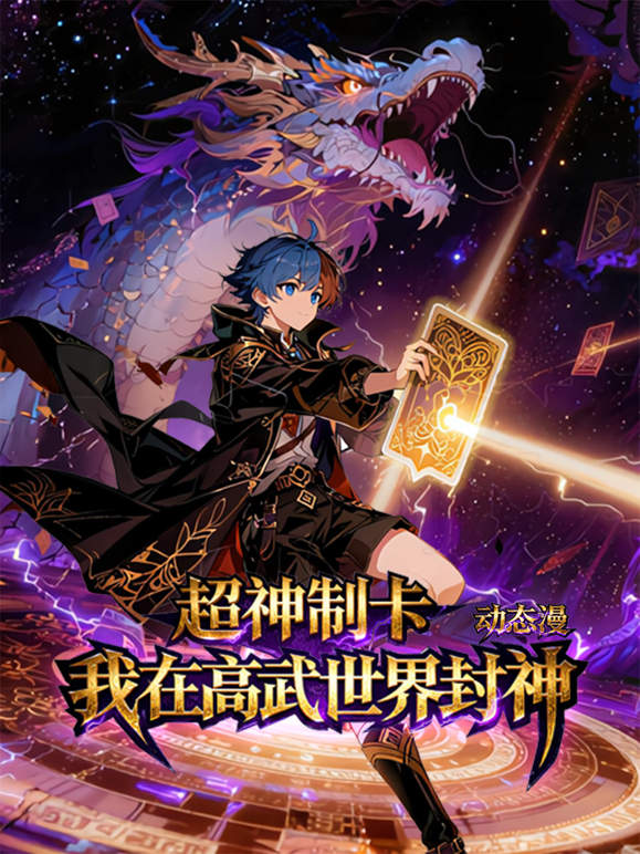 超神制卡：我在高武世界封神第一季动态漫画封面图