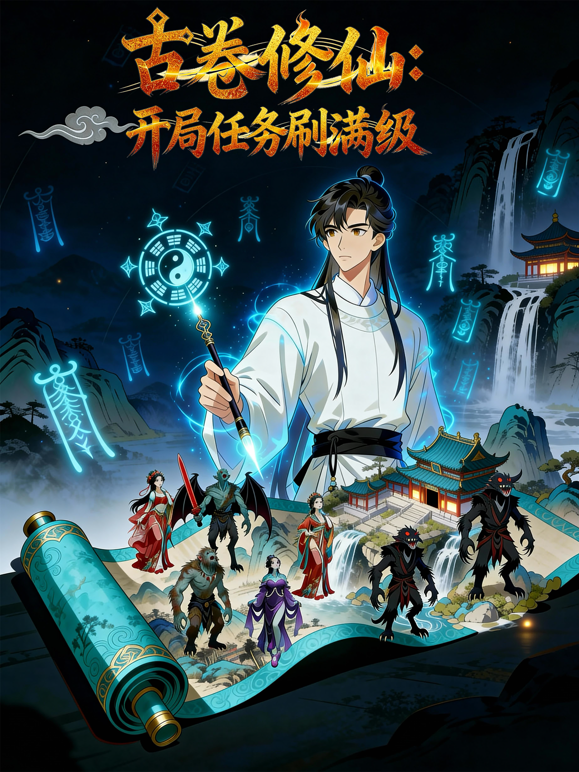 古卷修仙：开局任务刷满级动态漫画封面图